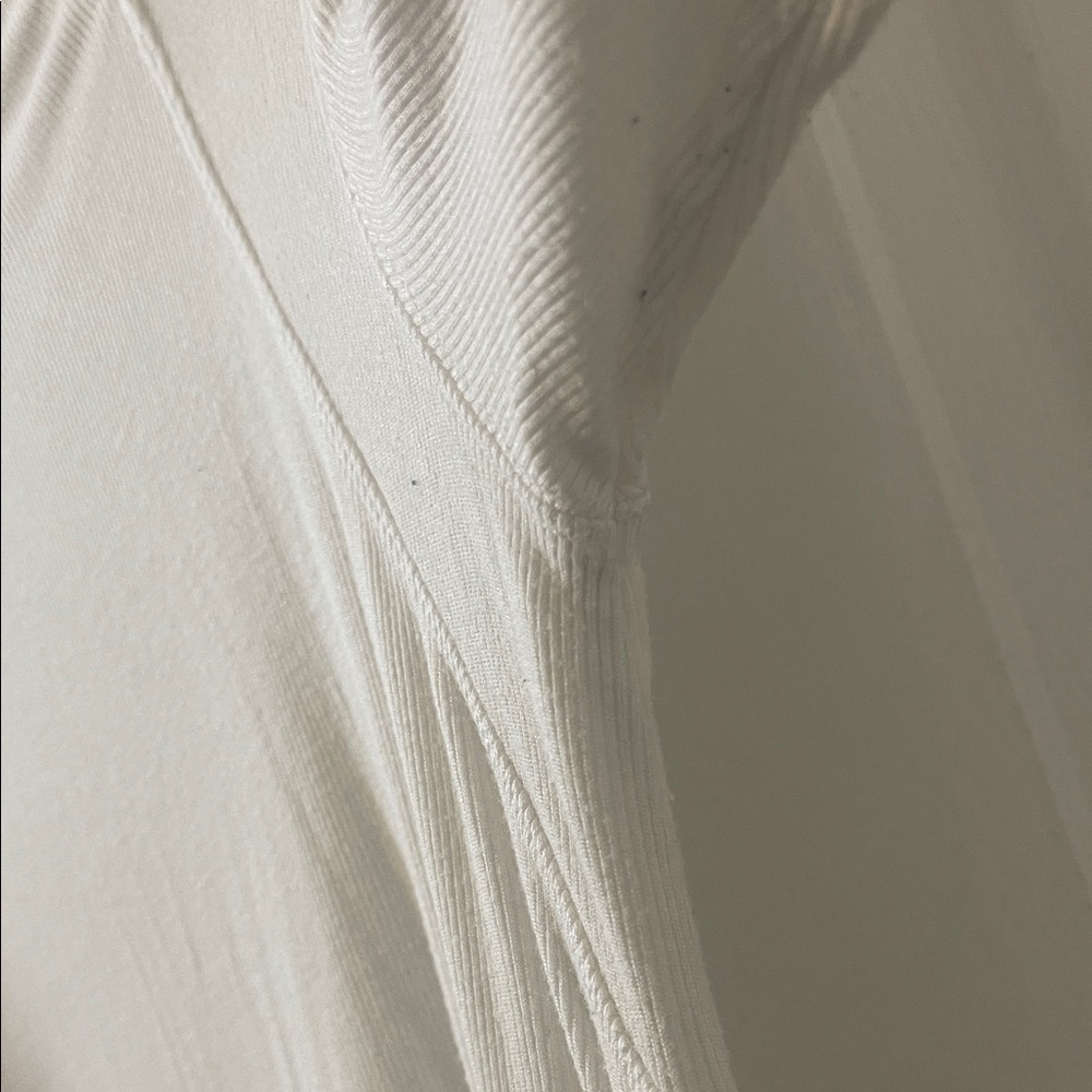 Free People White Ribbed Top - Picture 8 of 10